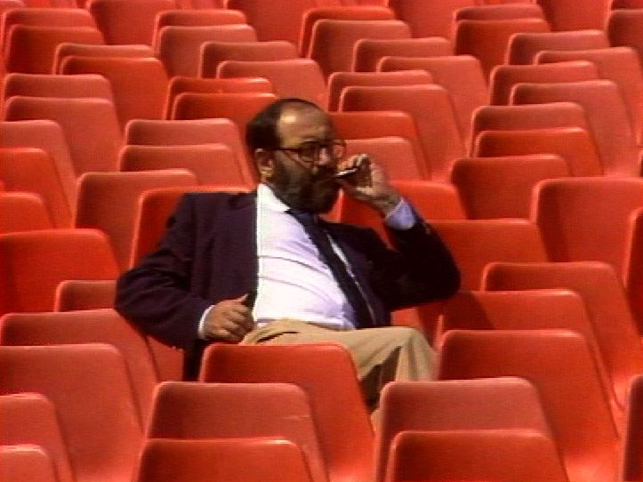 Umberto Eco à Locarno en 1985. [RTS]