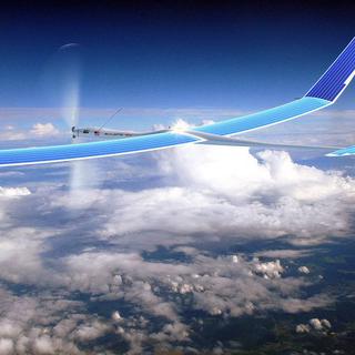 Modèle de drone solaire mis au point par l'Américain Titan Aerospace. [EPA/Keystone - Google]