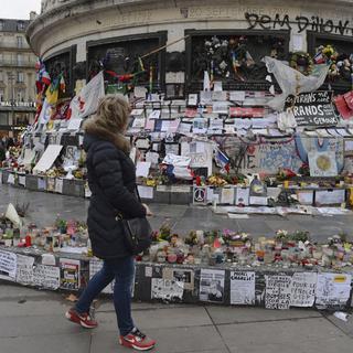 Un an après les attentats de Charlie Hebdo, les hommages se succèdent. [NurPhoto/AFP - Artur Widak]
