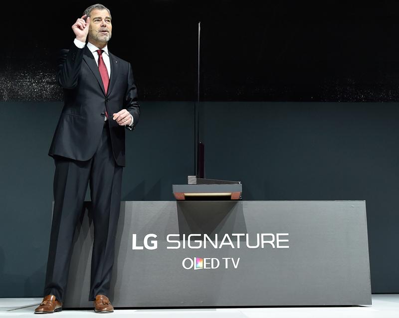L'écran ultra-fin de LG Electronics.