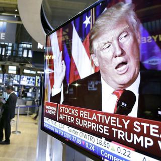 Les principales bourses européennes ont effacé le choc initial de l'élection de Donald Trump. [key - AP Photo/Richard Drew]