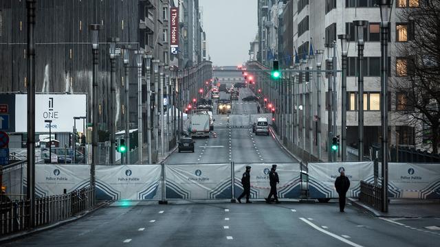 La "marche contre la peur" a dû être reportée à Bruxelles. [AP Photo/Keystone - Valentin Bianchi]