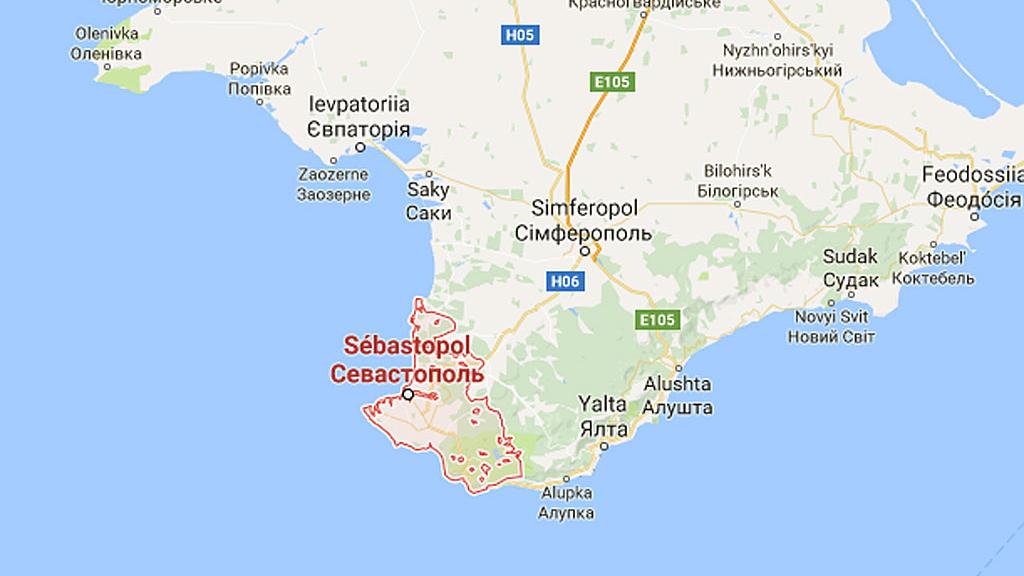 Les noms russes ont été rétablis en Crimée sur les cartes de Google. [Google Map]