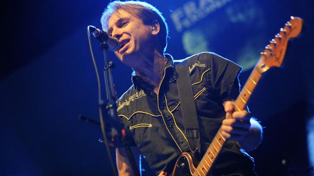 Alex Kapranos, guitariste et chanteur de Franz Ferdinand. [Andy Buchanan]