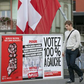 Il n'existait jusqu'à présent pas d'option plus à gauche que le Parti socialiste dans le canton de Fribourg. [Laurent Gillieron]