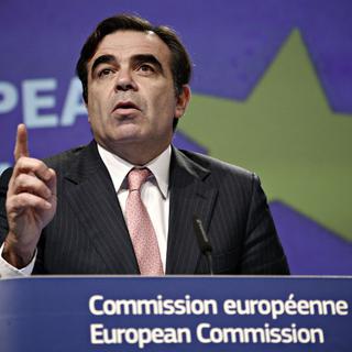 Margaritis Schinas, porte-parole en chef du président de la Commission européenne, Jean-Claude Juncker. [AFP - Alexandros Michailidis / SOOC]