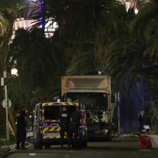 L'attaque perpétrée le 14 juillet au soir sur la Promenade des Anglais a été revendiquée samedi par le groupe EI. [AFP - Valéry Hache]