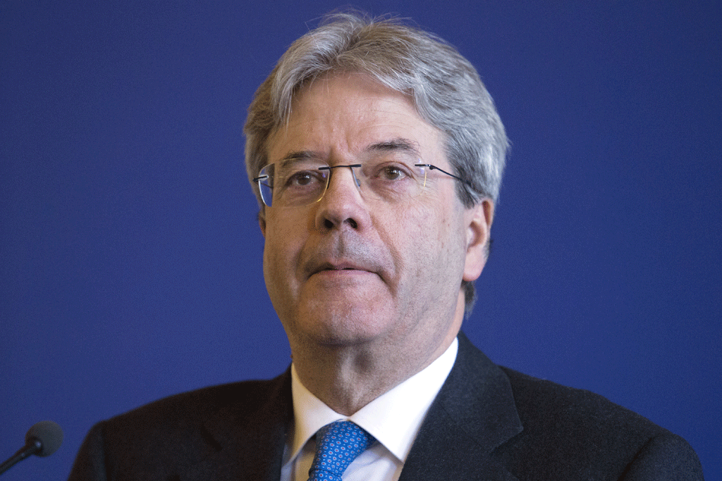 Paolo Gentiloni serait un des favoris à la succession de Matteo Renzi. [AFP - Geoffroy Van der Hasselt]