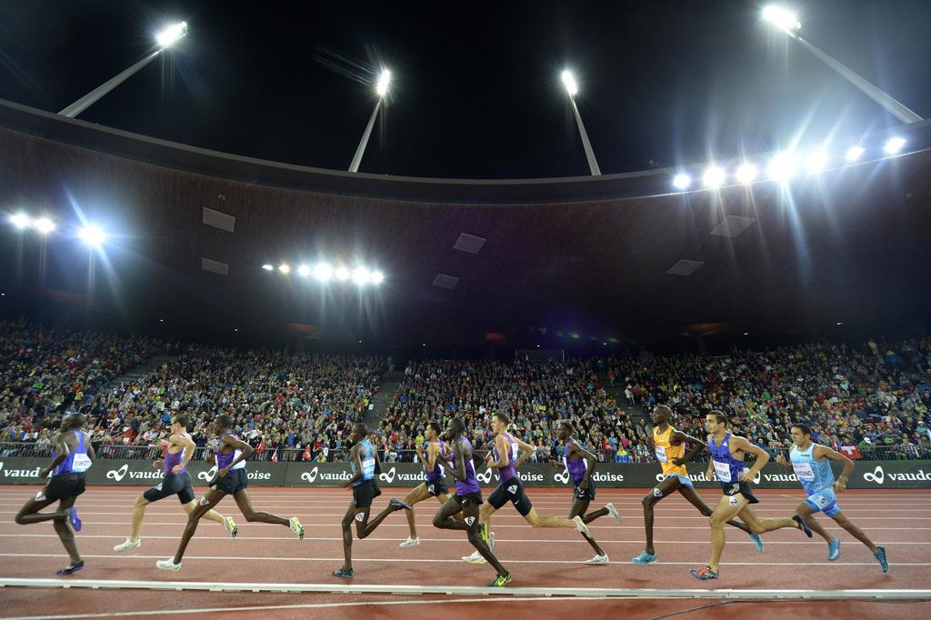 La Weltklasse réunit chaque année les meilleurs athlètes de la planète. [KEYSTONE - Anthony Anex]