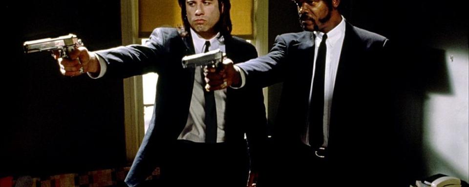 John Travolta et Samuel L. Jackson dans "Pulp Fiction". [allocine.fr - DR]