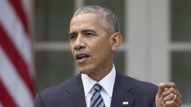 Barack Obama a appelé à l'unité après la victoire de Donald Trump. [key - EPA/Michael Reynolds]