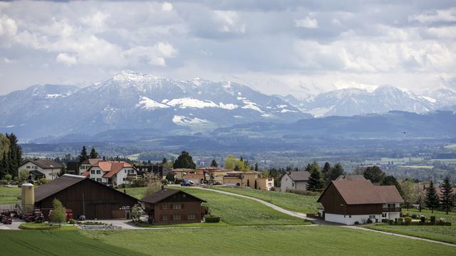 La bourgade argovienne d'Oberwil-Lieli s'est déchirée sur cette question de l'accueil de réfugiés. [Keystone - Alexandra Wey]