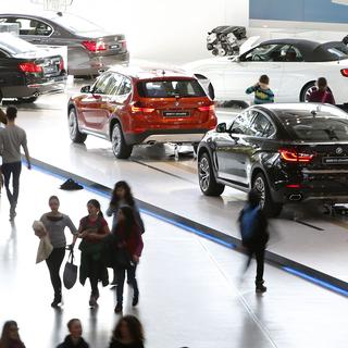 En Allemagne, c'est BMW qui a connu la plus forte progression en 2015. [Reuters - Michaela Rehle]