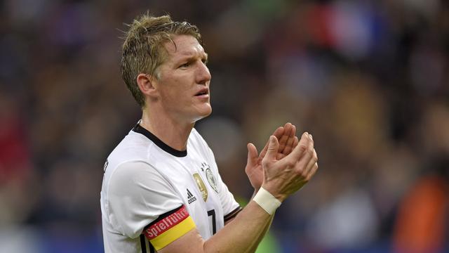 "Schweini" est actuellement blessé. [Bernd Feil]