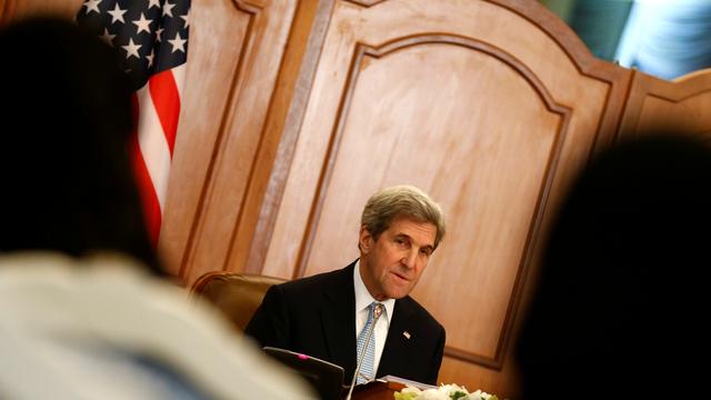 Le secrétaire d'Etat américain John Kerry a présenté sa "vision complète" du processus de paix israélo-palestinien. [Faisal Al Nasser]