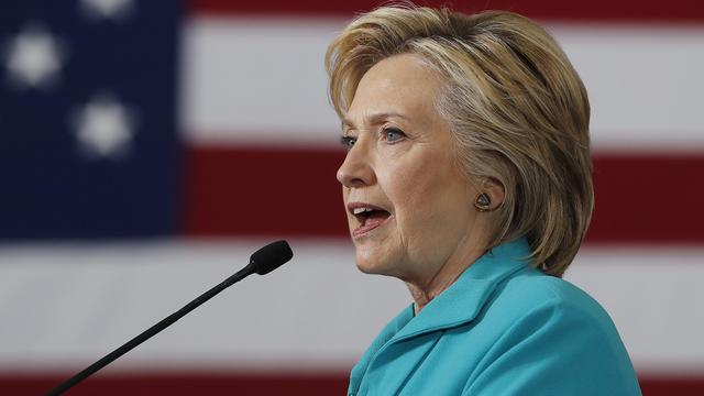 La candidate démocrate Hillary Clinton dans le Nevada le 25 août dernier. [Keystone - Carolyn Kaster]