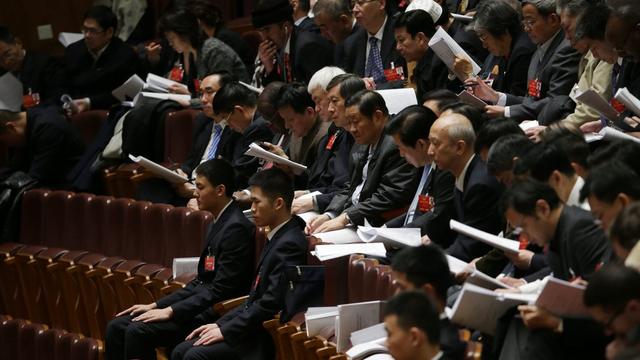 La session annuelle de l'Assemblée nationale populaire a eu lieu à Beijing. [EPA/Keystone - How Hwee Young]