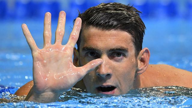 A 31 ans, Phelps est le sportif le plus titré à des Jeux. [Mark J. Terrill]