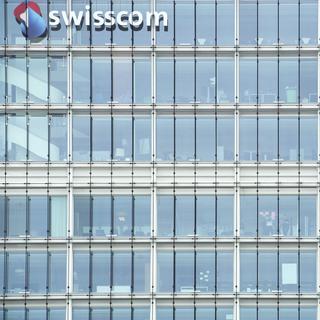 La façade du bâtiment Swisscom à Zurich. [Keystone - Ennio Leanza]