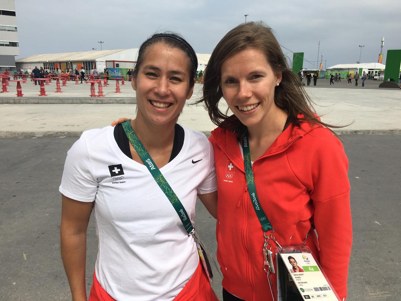 Judith Meulendijks la coach et Sabrina Jaquet la joueuse. [Miguel Bao]