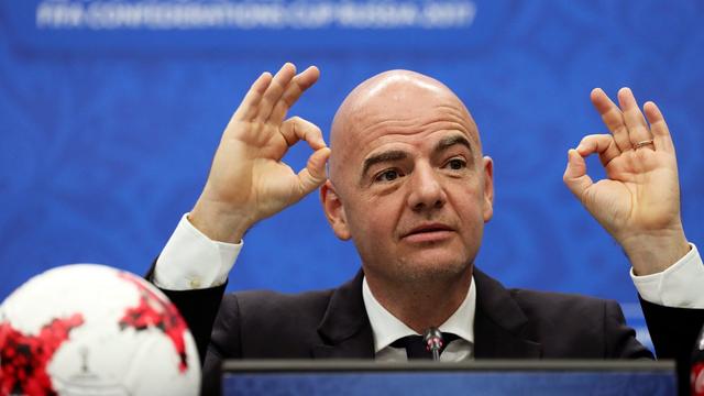 Infantino est revenu pour "Spiegel" sur l'affaire "Football Leaks". [Christian Charisius]