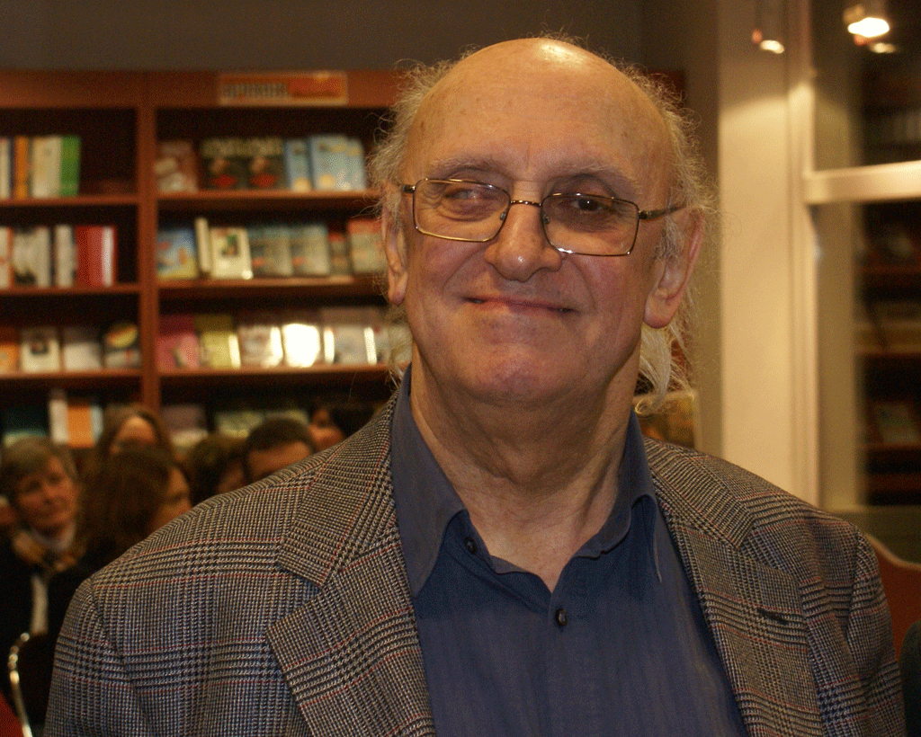 L'auteur grec Petros Markaris en mars 2012. [CC-by-SA - Krimidoedel Dr. Jost Hindersmann]