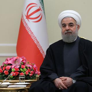Hassan Rohani a qualifié l'accord sur le nucléaire iranien de "tournant" pour son pays. [AP/Keystone - Iranian Presidency Office]