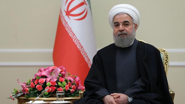 Hassan Rohani a qualifié l'accord sur le nucléaire iranien de "tournant" pour son pays. [AP/Keystone - Iranian Presidency Office]