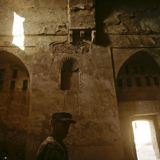 Le monastère St-Elie de Mossoul, construit il y a 1400 ans, était le plus ancien d'Irak. [AP Photo/Keystone - Maya Alleruzzo]