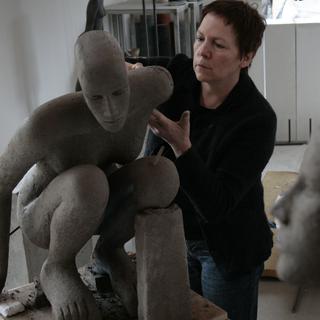 La sculptrice valaisanne Josette Taramarcaz. [Héloïse Maret]