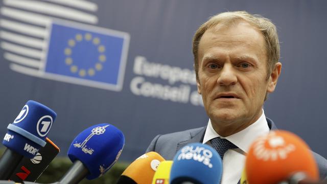 Le président du Conseil européen Donald Tusk. [AP/Keystone - Alastair Grant]