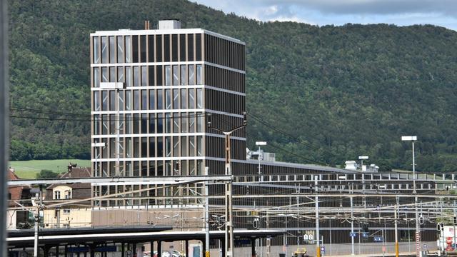 Le campus tertiaire Strate J à Delémont accueillera la HEP-BEJUNE et la Haute école Arc. [RTS - Gaël Klein]