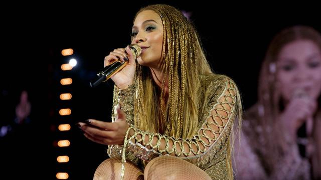 Beyoncé en concert à Londres le 2 juillet 2016. [Invision for Parkwood Entertainment/AP/Keystone - Joel Ryan]