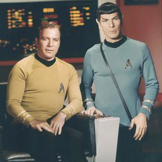 William Shatner et Leonard Nimoy, les capitaine Kirk et docteur Spock originaux. [AFP - The Kobal Collection - Kobal - The Picture Desk]