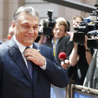 Le Premier ministre hongrois Viktor Orban surfe sur le Brexit pour lancer son référendum anti-migrants. [EPA/Keystone - Julien Warnand]