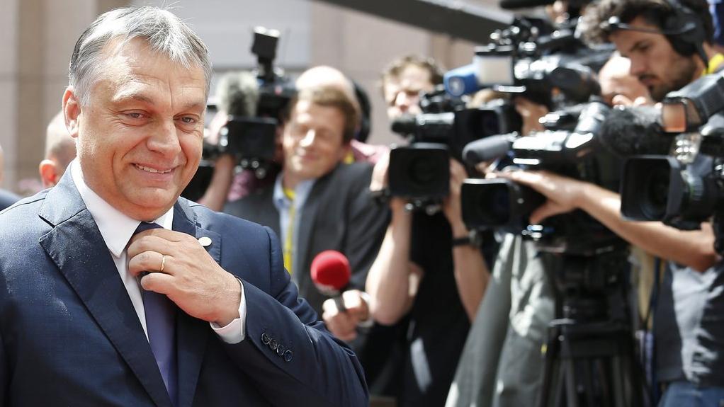 Le Premier ministre hongrois Viktor Orban surfe sur le Brexit pour lancer son référendum anti-migrants. [EPA/Keystone - Julien Warnand]
