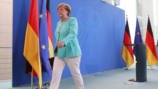 Angela Merkel. [keystone - EPA/Kay Nietfeld]