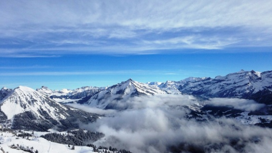 Les Alpes vaudoises depuis Leysin. [Christian Gouillon]