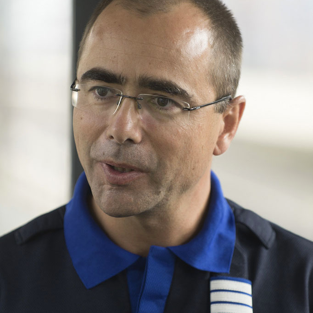 Pascal Lüthi, commandant de la Police cantonale neuchâteloise. [Keystone - Sandro Campardo]
