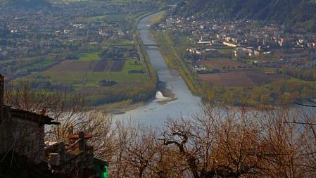 L'embouchure du Maggia près de Locarno. [CC BY-SA 3.0 - Idéfix]