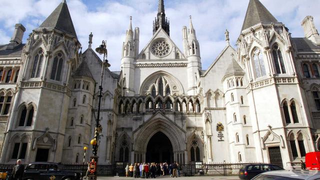 La Haute Cour de justice d'Angleterre et du Pays de Galles, à Londres. [EPA/Keystone - Adrian Dennis]