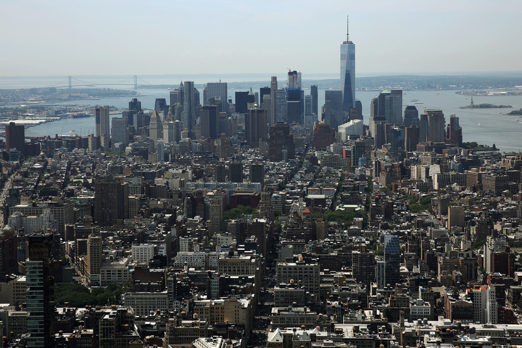 Le quartier de Financial district à Manhattan. [Reuters - Carlo Allegri]