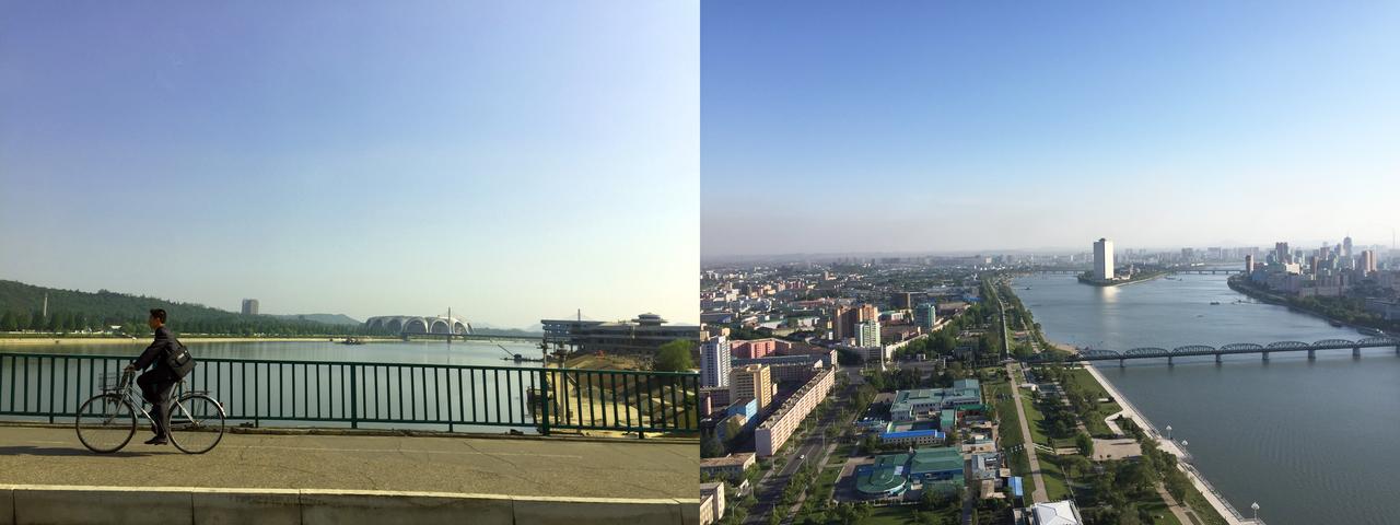 Panoramas de Pyongyang. [Raphaël Grand]