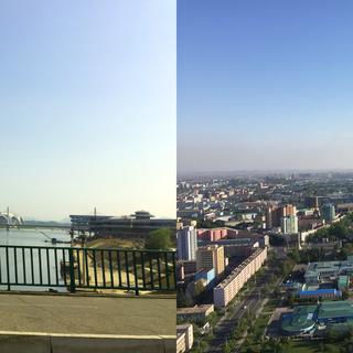 Panoramas de Pyongyang. [Raphaël Grand]
