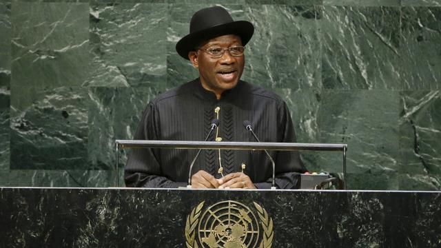 Goodluck Jonathan. [AP Photo/Keystone - Frank Franklin II]