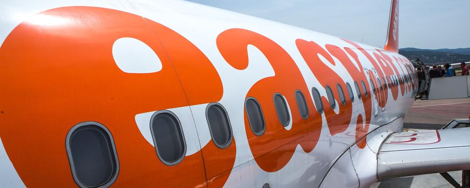 Un avion de la compagnie aérienne low-cost Easy Jet. [AFP - Stephane Frances]