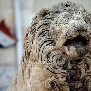 Les archéologues travaillent dans l’urgence pour sauver des centaines de milliers d'objets du Musée national à Damas. [AFP - Joseph Eid]