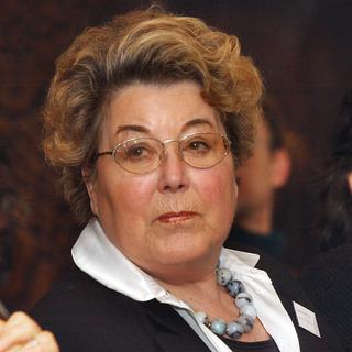 Lilian Uchtenhagen, alors président de Swissaid, en 2003. [Keystone - Edi Engeler]