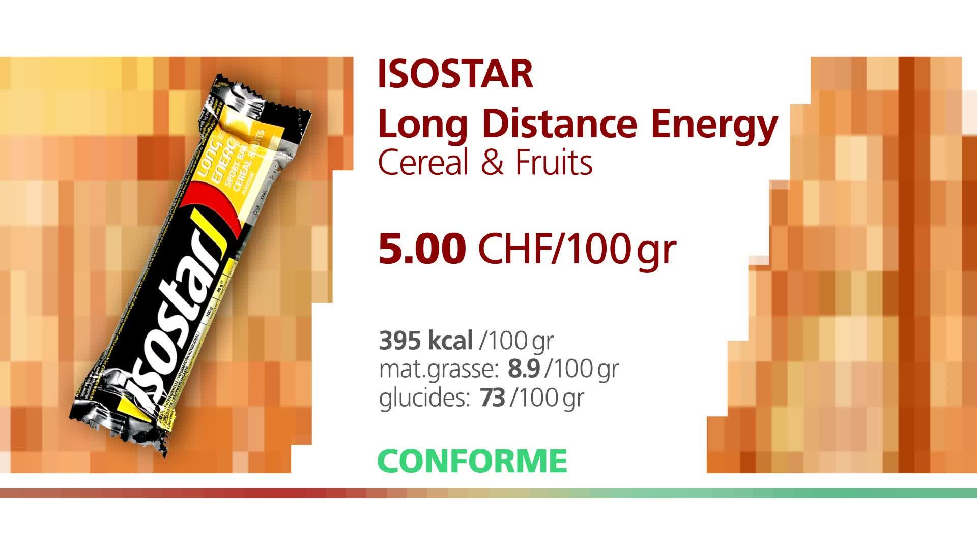 Isostar Long Distance Energy Cereal & Fruits