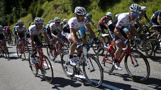 Fabian Cancellara lors de l'étape entre Moirans-en-Montagne et Berne. [Kim Ludbrook]